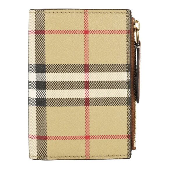 Burberry Handbags - Burberry LS Small Check Bifold Wallet DFC Womens